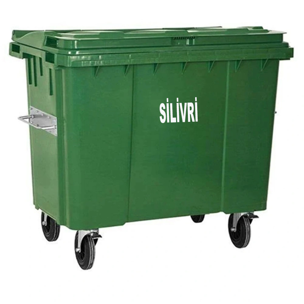Silivri 660 Litre Plastik Çöp Konteyneri
